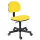 Cadeira giratria secretaria courvin amarelo com gs
